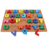 Maxbell Wooden Jigsaw Puzzle Board Kids/Baby Cognitive Toy Capital Letters