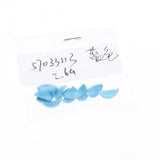 Maxbell 10pcs 1/6 Dollhouse Miniature Shell Shape Door Handles Doorknobs Accs Blue