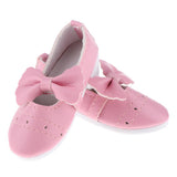 Max 1/3 BJD Shoes Bowknot High Heels for Dollfie Girl Dress-up Accessory Pink