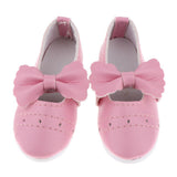 Max 1/3 BJD Shoes Bowknot High Heels for Dollfie Girl Dress-up Accessory Pink