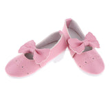 Max 1/3 BJD Shoes Bowknot High Heels for Dollfie Girl Dress-up Accessory Pink