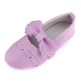 Max 1/3 BJD Shoes Bowknot High Heels for Dollfie Girl Dress-up Accessory Purple