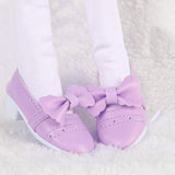 Max 1/3 BJD Shoes Bowknot High Heels for Dollfie Girl Dress-up Accessory Purple