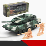 Max 1:72 Main Battle Tank Model Army Tank Toy German Leopard 2A6 Tank Green