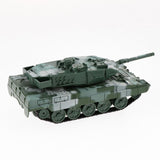 Max 1:72 Main Battle Tank Model Army Tank Toy German Leopard 2A6 Tank Green