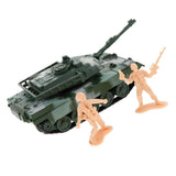 Max 1:72 Main Battle Tank Model Army Tank Toy American M1A2 Tank Green