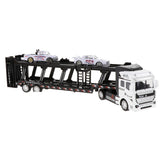 Max Friction Powered Transport Car Carrier Truck Toy for Boys Girls White