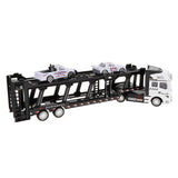Max Friction Powered Transport Car Carrier Truck Toy for Boys Girls White