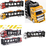 Max Friction Powered Transport Car Carrier Truck Toy for Boys Girls White