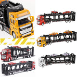 Max Friction Powered Transport Car Carrier Truck Toy for Boys Girls White