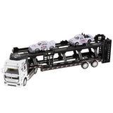 Max Friction Powered Transport Car Carrier Truck Toy for Boys Girls White
