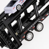 Max Friction Powered Transport Car Carrier Truck Toy for Boys Girls White