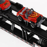 Max Friction Powered Transport Car Carrier Truck Toy for Boys Girls Red