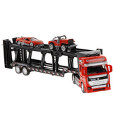 Max Friction Powered Transport Car Carrier Truck Toy for Boys Girls Red