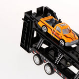Max Friction Powered Transport Car Carrier Truck Toy for Boys Girls Yellow