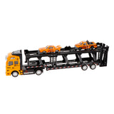 Max Friction Powered Transport Car Carrier Truck Toy for Boys Girls Yellow