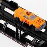 Max Friction Powered Transport Car Carrier Truck Toy for Boys Girls Yellow