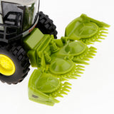 Max Alloy Diecast Car 1/42 Harvester Push and Go Car for Kids Toddler Boys Girls