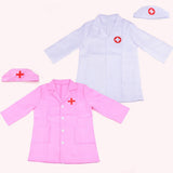 Maxbell Kids Lab Coat Uniforms Scientist Doctor / Nurse Role Play Costume White
