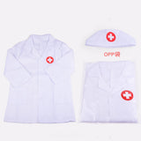 Maxbell Kids Lab Coat Uniforms Scientist Doctor / Nurse Role Play Costume White