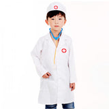 Maxbell Kids Lab Coat Uniforms Scientist Doctor / Nurse Role Play Costume White