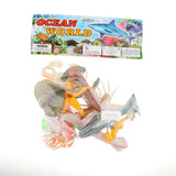 Maxbell 16Pcs Realistic Mixed Plastic Marine Animals Kids Toy Party Bag Favors
