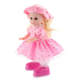 Maxbell Interactive Talking Dancing Girls Doll for Baby Dress Up Educational Toy D