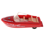 Maxbell 1:72 Diecast Cars Toy Fire Dept & Engineering Vehicles Fire Dept Speedboat A