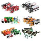 Maxbell Die-cast Alloy Pull Back Engineering Truck Car Model Toy Sanitation Truck