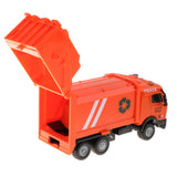 Maxbell Die-cast Alloy Pull Back Engineering Truck Car Model Toy Sanitation Truck