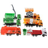 Maxbell Die-cast Alloy Pull Back Engineering Truck Car Model Toy Sanitation Truck