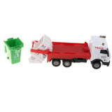 Maxbell Die-cast Alloy Pull Back Engineering Truck Car Model Toy Sanitation Truck