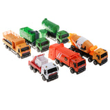 Maxbell Die-cast Alloy Pull Back Engineering Truck Car Model Toy Sanitation Truck