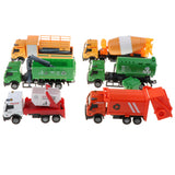 Maxbell Die-cast Alloy Pull Back Engineering Truck Car Model Toy Sanitation Truck