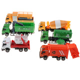 Maxbell Die-cast Alloy Pull Back Engineering Truck Car Model Toy Sanitation Truck