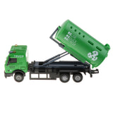 Maxbell Die-cast Alloy Pull Back Engineering Truck Car Model Toy Sanitation Truck