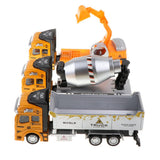 Maxbell Die-cast Alloy Pull Back Engineering Truck Car Model Toy Engineering Vehicle