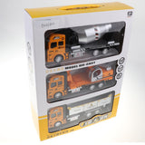 Maxbell Die-cast Alloy Pull Back Engineering Truck Car Model Toy Engineering Vehicle