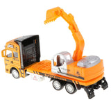 Maxbell Die-cast Alloy Pull Back Engineering Truck Car Model Toy Engineering Vehicle