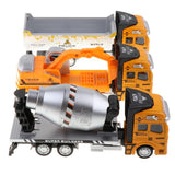 Maxbell Die-cast Alloy Pull Back Engineering Truck Car Model Toy Engineering Vehicle