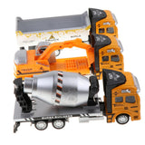 Maxbell Die-cast Alloy Pull Back Engineering Truck Car Model Toy Engineering Vehicle