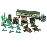 Maxbell Die-cast Alloy Pull Back Engineering Truck Car Model Toy Military Trcuk
