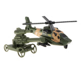 Maxbell Die-cast Alloy Pull Back Engineering Truck Car Model Toy Military Trcuk