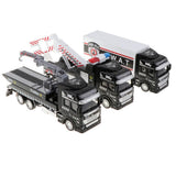 Maxbell Die-cast Alloy Pull Back Engineering Truck Car Model Toy Rescue Truck