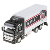Maxbell Die-cast Alloy Pull Back Engineering Truck Car Model Toy Rescue Truck