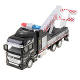Maxbell Die-cast Alloy Pull Back Engineering Truck Car Model Toy Rescue Truck