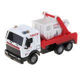 Maxbell Die-cast Alloy Pull Back Engineering Truck Car Model Toy Sanitation Vehicle