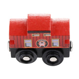 Maxbell Wooden Magnetic Train Carriage for Toy Trains Accessories Tour Carriage