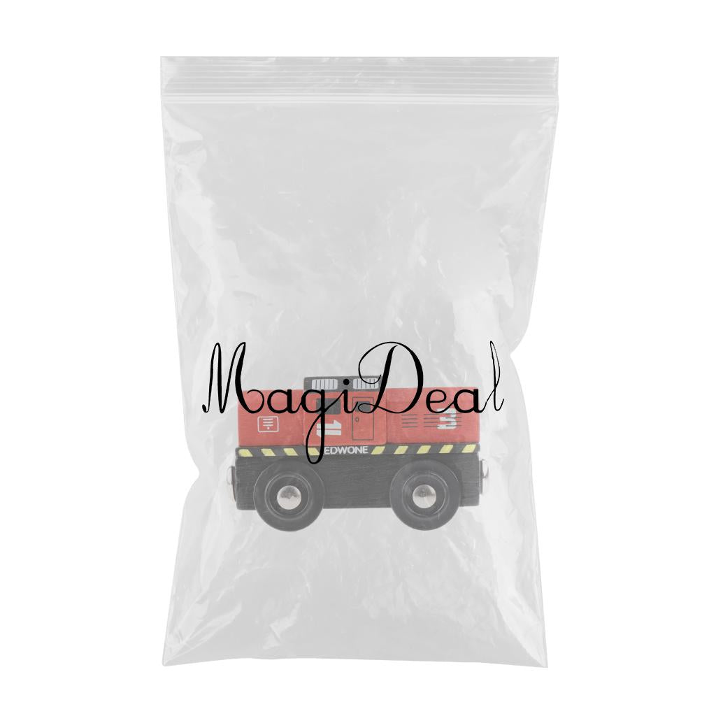 Maxbell Wooden Magnetic Train Carriage for Toy Trains Accessories Diesel Carriage