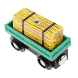 Maxbell Wooden Magnetic Train Carriage for Toy Trains Accessories Forage Carriage